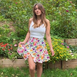 Sunday Honey Floral Skater Skirt